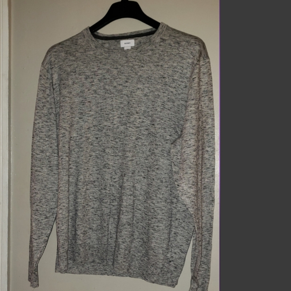 Soft gray sweater